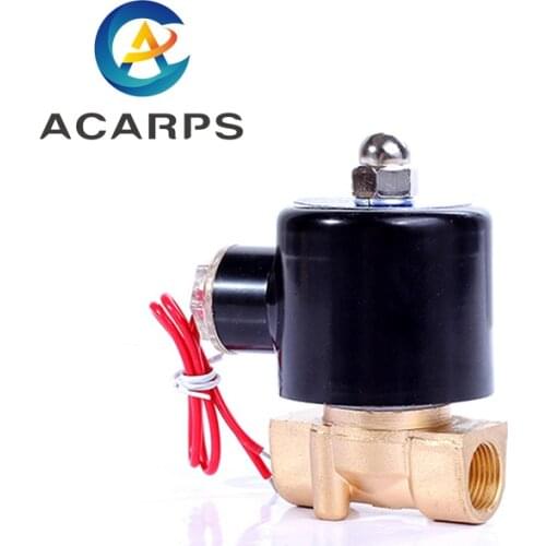 1/8"Brass Electric Solenoid Valve 380V 220V 110V 24V 12V Normally Closed Solenoid Valve For Water Oil Air