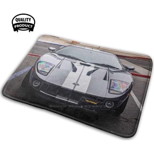 Ford Gt Soft House Family Anti-Slip Mat Rug Carpet Gt Car Cars Auto Autos Automotive