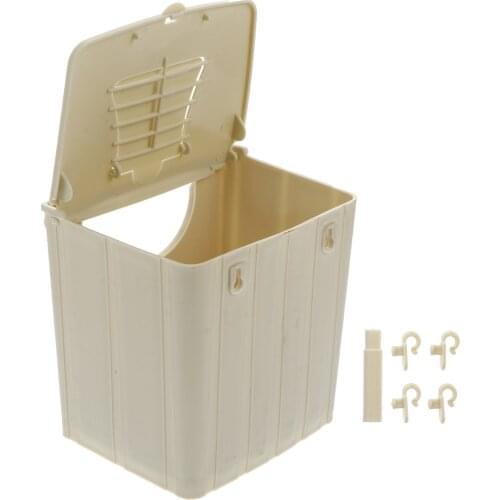 Parrot Breeding Nest Bird Cage Mounted Plastic Cockatiel Breeding Nesting Box