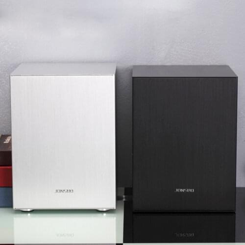 Jonsbo C2 Black C2BK, HTPC ITX Mini computer case in aluminum, support 3.5'' HDD, USB3.0, Home theater computer, Others C3 V4