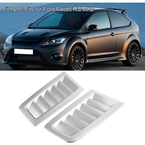 Bonnet Vent Auto Car ABS Bonnet Air Vent Modified Accessory Bonnet Vents For Ford Focus RS MK2 Dropshipping