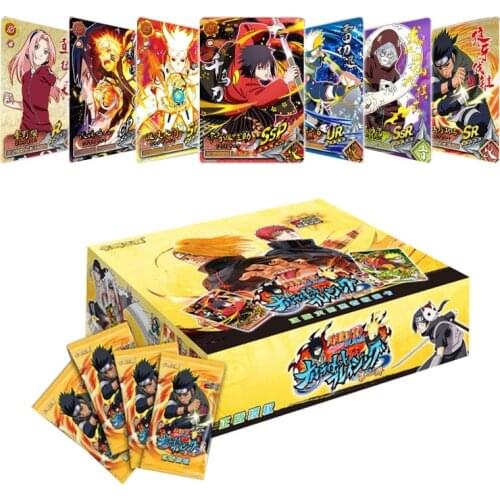 Narutoes Cards Letters Paper Card Letters One Games Children Anime Peripheral Character Collection Kids Gift Playing Card Toy