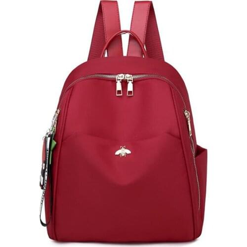 Summer Backpack Women Backpack Solid Color Women Shoulder Bag Fashion School Bag For Teenage Girl Children Backpacks Travel Bag