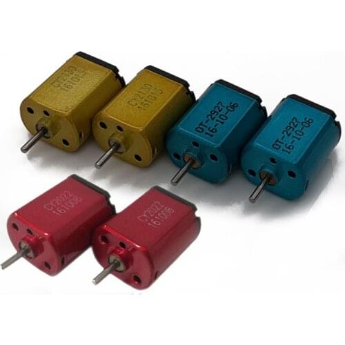 Micro FF-030 DC Motor High Speed Carbon Brush DC 1.5V 3V 3.7V 52000RPM for Climbing Competition Student Boat Model RC Toy Car