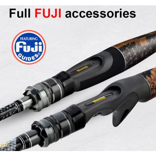 New arrive python carbon lure rod squat fishing rod Casting/Spinning Full FUJI parts K-type ring X-type carbon M/ML/XH/MH/XXH