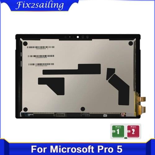 Original Tablet LCDs For Microsoft Surface Pro 5 1796 Pro 6 1807 LCD Display Touch Screen Digitizer Panel Assembly LP123WQ1