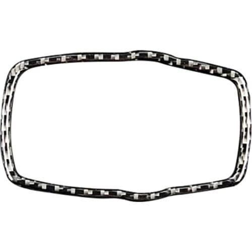 Carbon Fiber Multimedia Button Frame Trim For BMW F10 F20 F30 F34 F25 F26 F16