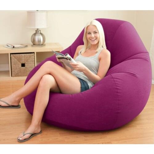 Sex Furniture Soft Flocking Single Backrest Inflatable Sofa for sex relax,Lounge chairs adult sex products
