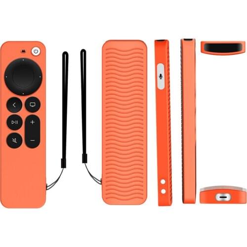 Silicone Waterproof Protective Case Cover for TV Siri Remote Controller 2021