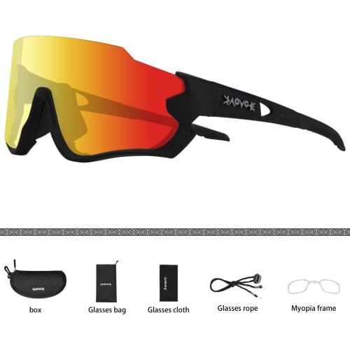 Multi Unisex Sports Glasses Goggles Cycling Glasses Polarized MTB Bike Glasses Polarized Fishing Riding Gafas Ciclismo 5Lens
