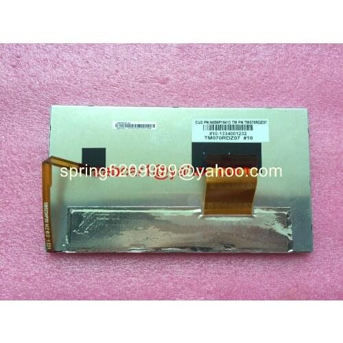 TM070RDZ07 Original A+ grade 7 inch 800*480 LCD Display Screen Panel for Mittssubishi Car GPS/DVD by TIANMA
