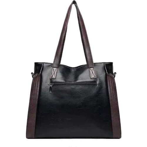 Women Ladies Vintage Pu Leather Crossbody Bag Main Casual Tote Bag Female Luxury Handbag Large Capacity Shoulder Bag