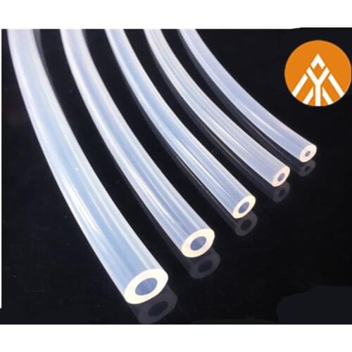 1 Meter Food Grade Silicone Tube 2~21mm Clear Transparent Silicone Hose Flexible Rubber Hose Heat Resistant Drinking Water Pipe