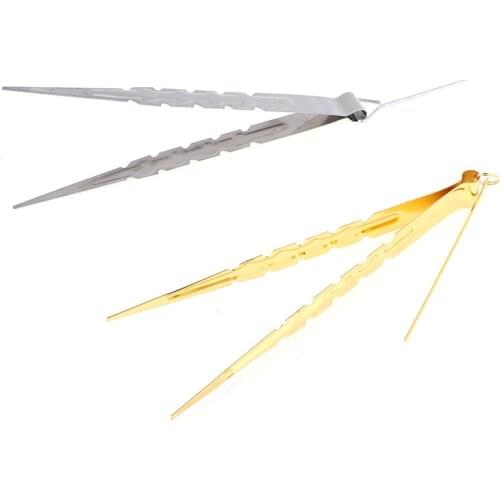 1PC New 22cm Metal Shisha Hookah Charcoal Tongs Tweezers Or Water Pipe Shisha China Narguile Gold Silver Accessories Gadget