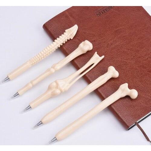1000 PCS Brand New Different Styles Pen Bone Shape Ballpoint Pens Wholesale New Creative Gift School Office Stationery