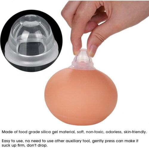 2pcs Nipple Aspirator Puller Niplette Soft Silica Gel Treatment Redress Sucking Redress Correction Shaper Breastfeeding Aid