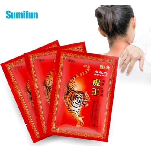 24pcs/3bags Tiger Balm Joint Pain Killer Patch Analgesic Plasters Orthopedic Lumbar Vertebra Chinese Medical Pain Plaster C2013