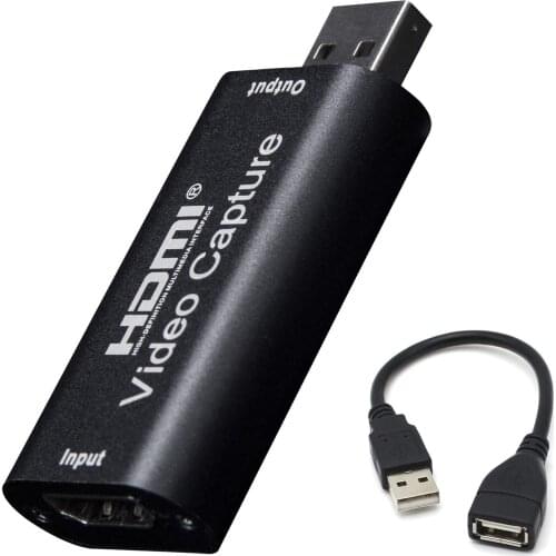 4K Audio Video Capture Cards HDMI to USB 1080p USB2.0 Record via DSLR Camcorder Action Cam