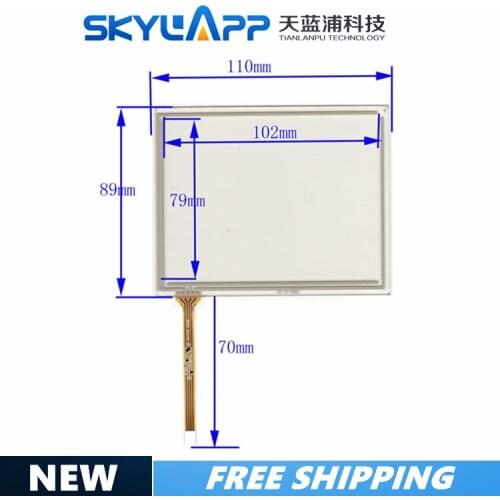 5''inch touch panel handwriting external Touch screen 110mm*89mm four-wire resistance industrial digital common SYTP001 Glass