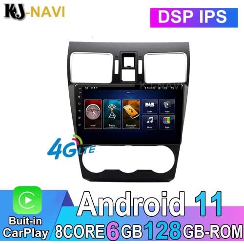 8-Core IPS DSP Android 11.0 For Subaru Forester 4 SJ 2012 - 2015 Car Player Radio Video Bluetooth Navigation Multimedia GPS