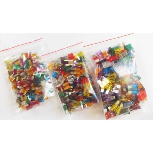 Free Shipping Car Fuses 27values Total 300pcs Mini Small and Medium Size 5A 7.5A 10A 15A 20A 25A 30A 35A 40A Auto Fuse