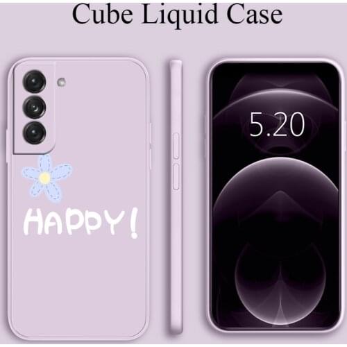Small Fresh Case For Samsung Galaxy S21 S20 FE S10 Note 20 10 Ultra Plus A72 A52 A42 A32 A71 A51 A41 A31 A21S Phone Cover Case