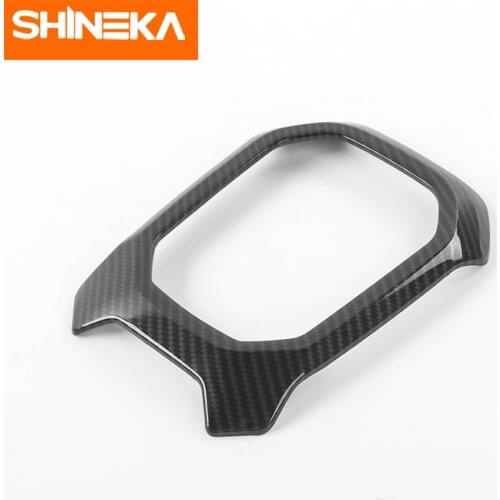 SHINEKA ABS Car Interior Gear Shift Panel Decoration Frame Cover Trim Stickers Accessories For Jeep Renegade 2016-2019