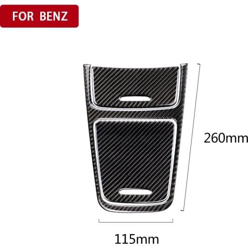 Carbon Fiber Car Control Panel Decorative Stickers For Mercedes A Class CLA GLA 2013-2018