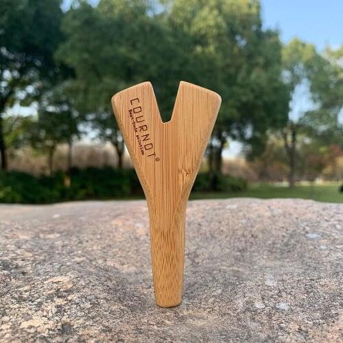 COURNOT Pipe Double Barrel Bamboo Smoking Holder for Supernatural Cones 91MM Bamboo Cigarette Holder Pipe Tobacco Hand Pipes