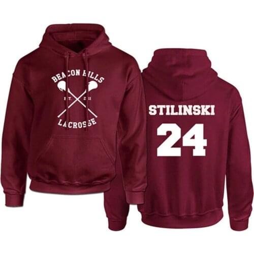 Teen Wolf Hoodies STILINSKI 24 LAHEY 14 MCCALL 11 Fashion Print Streetwear Men Women Sports Sweatshirts Hoodie Harajuku Clothing
