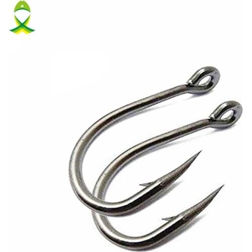 JSM 200pcs/lot High Carbon Steel Fishing Hooks sharp carp Fishing tackle Fishhooks Size 2/0 3/0 4/0 5/0 6/0 7/0 8/0
