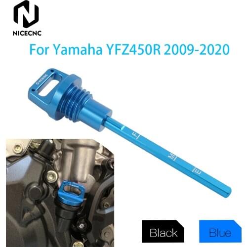 NICECNC Motocycle Engine Oil Dipstick Cap For Yamaha YFZ450R YFZ 450R 450 R 2009-2020 2010 2011 2012 2013 Aluminum Accessories