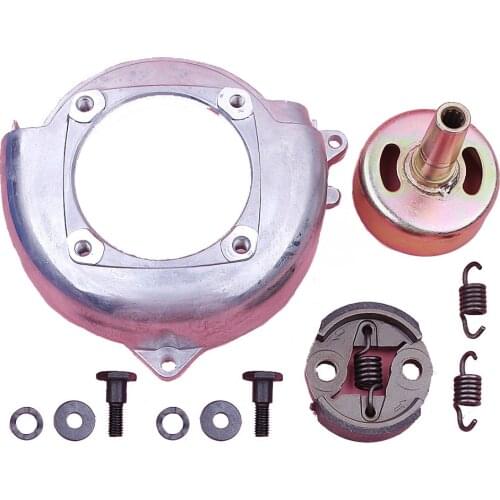 9T 7T 9 7 Teeth Clutch Drum & Flywheel Fan Cover & Clutch Bolt Wave Washer Clutch Spring Set For Honda GX25 GX 25 Trimmer