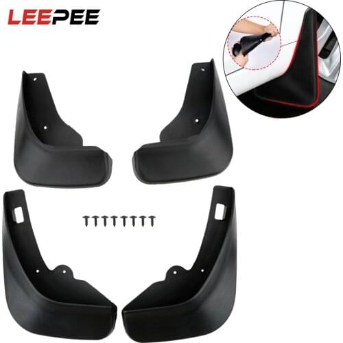 LEEPEE 4 Pieces Car Mud Flaps Front Rear Mudguard Splash Guards Fender For Ford/Focus 2 MK2 MK2.5 Saloon Sedan 2005-2011