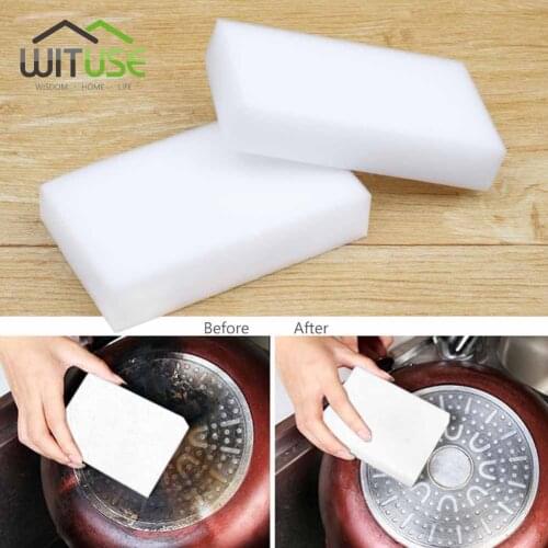 50/100/200/400Pcs Melamine Magic Sponge Eraser 100*60*20mm Nano Foam Kitchen Office Cleaner Cleaning Tools Accessory Bathroom