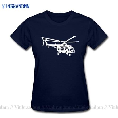 Vinbrandmn Mil Mi-8 Helicopter T-shirts Russian Soviet Airwolf Armed Forces Gunship Momen T shirt for men Stylish Fashion shirts