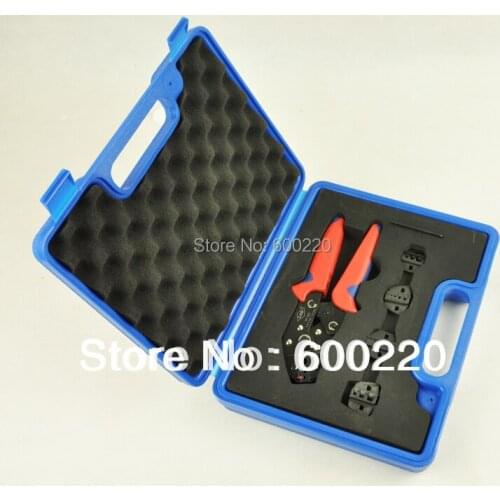 Crimping Tool set Crimp Tool kits in a plastic box with 4 replaceable crimping die sets DN02C-5D1
