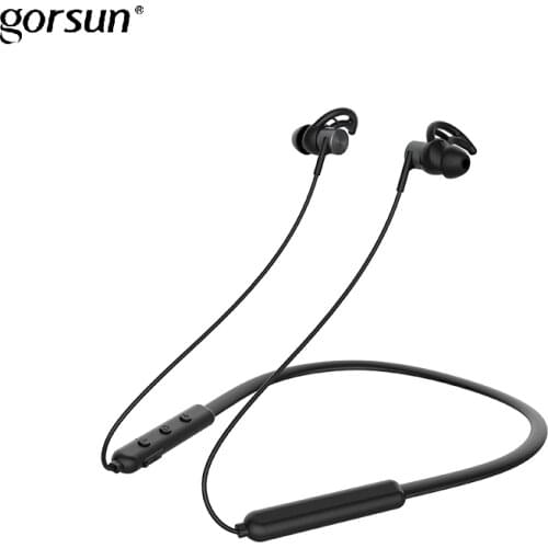 Bluetooth 5.0 Earphones, Wireless Earbuds, GORSUN E18A Lightweight Sport Earbuds Magnetic in-Ear Neckband Stereo