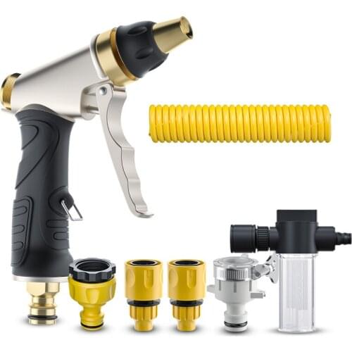 NEW Expandable Garden Water Hose Magic Flexible High Pressure Car Wash Plastic Pipe Watering Hose with Universal Connector Kits