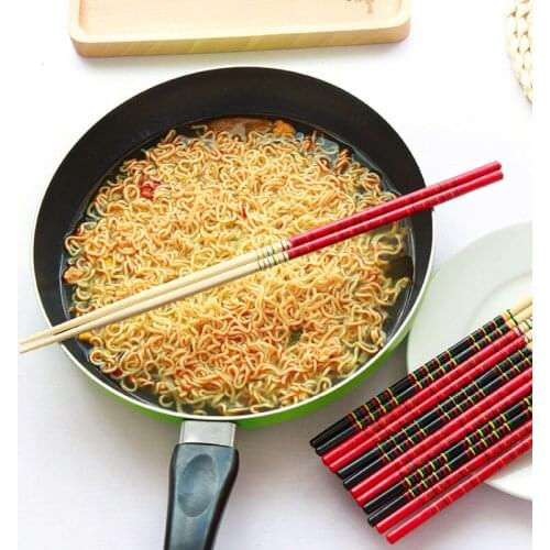 1Pair Super Long Chopsticks Cook Noodles Deep Fried Hot Pot Traditional Chinese Style Bamboo Home Kitchen