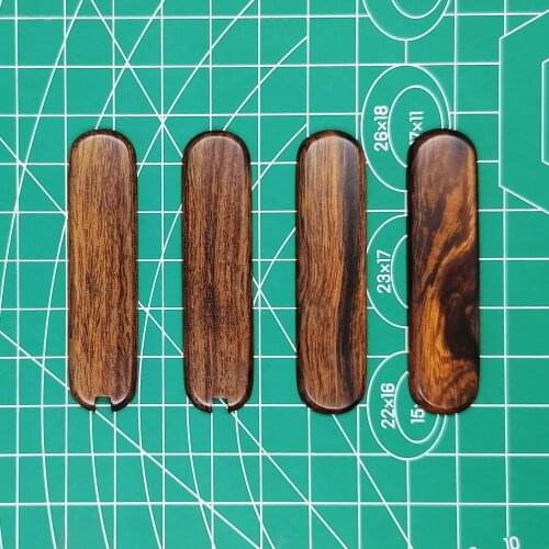 Hand Made Desert Iron Wood Scales for 58mm Victorinox Swiss Army Knife