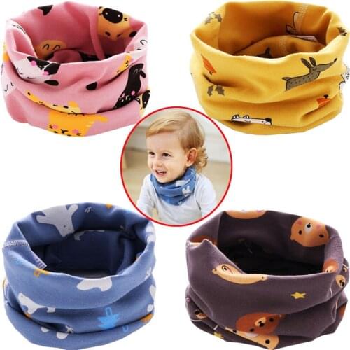 2021 Popular Spring Autumn Collar Baby Scarf Soft Cotton O Ring Neck Scarves Newborn Winter Warm Neckerchief шарф детский