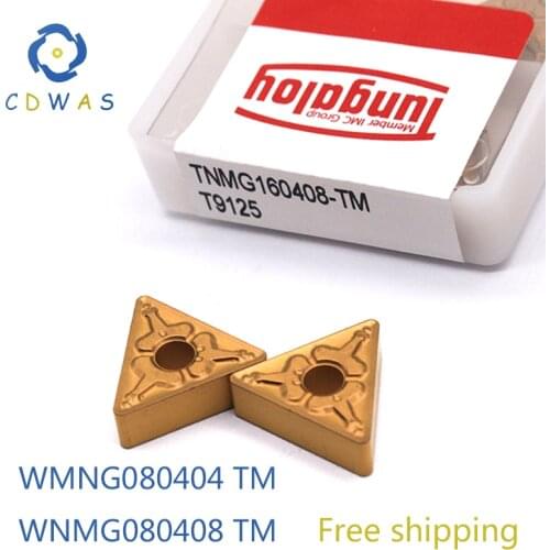 Tungaloy TNMG160408 TM T9125 High Quality carbide outer External turning tool TNMG 160408 / 160404 CNC lathe tool free shipping