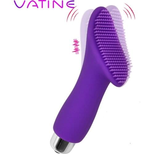 VATINE AV Rod Brush Vibrator Vaginal Clitoris Stimulator Sex Toys for Women Powerful G-spot Massage Thorn Finger Vibrator