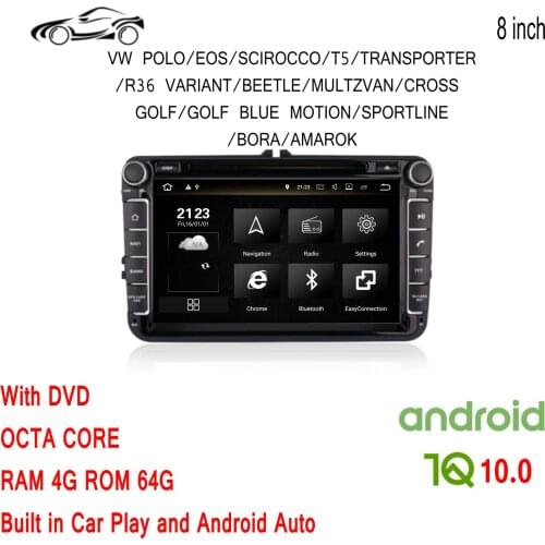 Volkswagen GPS Volkswagen DVD ANDROID CAR GPS FOR Volkswagen CAR DVD 8 inch ANDROID 10 RAM 4G ROM 64G Car Multimedia NAVIGATION