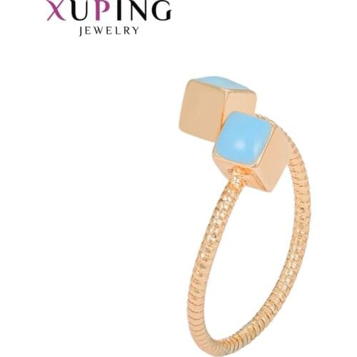 Xuping Jewelry Exquisite Ring Special Design New arrival for Women Gold Color Plated Rings 16226