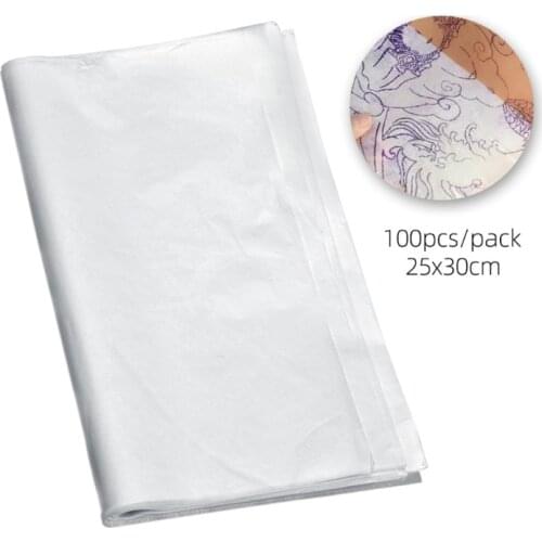 100pcs Tattoo Transfer Sketch Draft Paper Tattoo Accessories Thermal Stencil Paper Printer Paper
