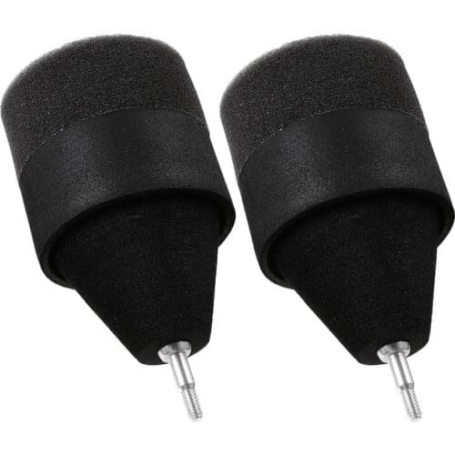 2Pcs Black Soft Sponge arrow Head Foam Shooting Arrowhead Game Practice Tips for Archery Bow CS Shooting