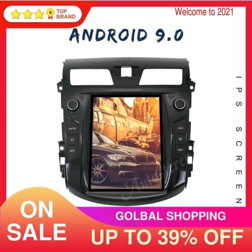 4+128 Tesla Style Android 9.0 For NISSAN TEANA 2013+ Car GPS Navigation Head Unit Auto Radio Multimedia Player Tape Recorder DSP
