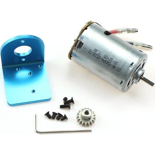 540 Brushed Motor with Mount Base for Wltoys 12428 12423 12427 1/12 RC Car Upgrade Parts Accessories